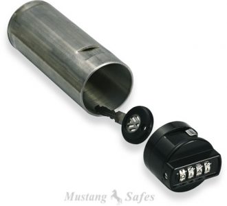tube pour clés – serrure à code - Mustang Safes