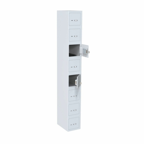 Juwel 8-vaks pistoolkluis unit dubbelbaard sleutelslot Pistoolkluizen MustangSafes
