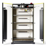 Loxxer loxk2000 VDMA accukast open aanzicht. MIA subsidie lithium accukast