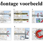 Chemische verankering set 6x MS-CHEM-M10 Verankeren MustangSafes