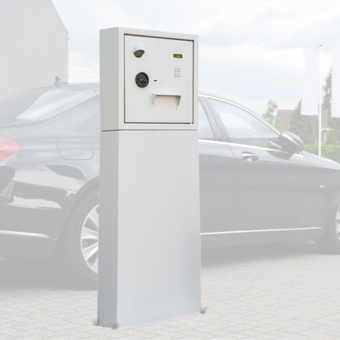 MustangSafes MS-8-S Sleuteluitgifte op sokkel Sleutelbeheer MustangSafes